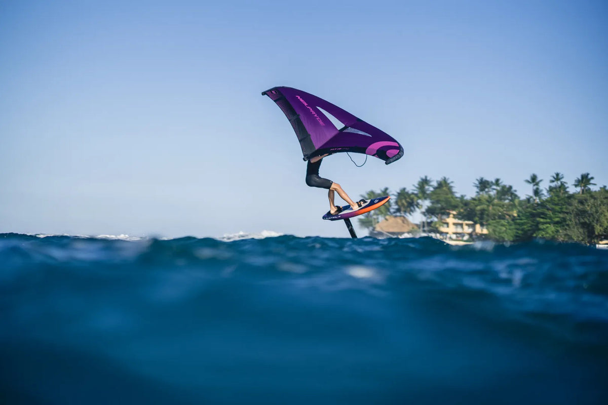 NeilPryde Fly IV Pro wing foiling action