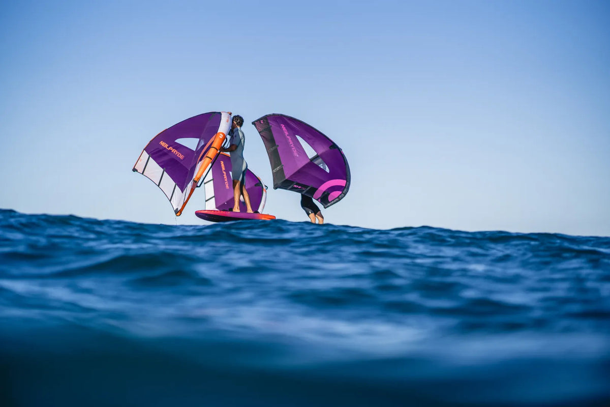 NeilPryde Fly IV Pro wing foiling action